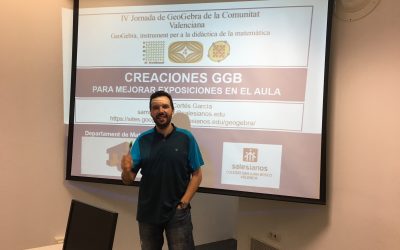 Samuel Cortés, Jefe del Departamento de Matemáticas, ponente en un taller de buenas prácticas de la UPV