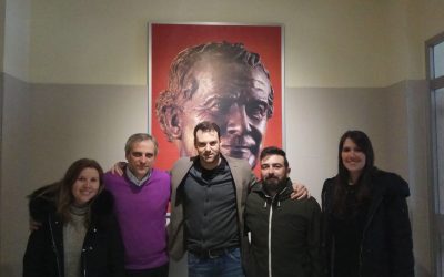 Los alumnos de AED participan en unos talleres de monólogos dirigidos por el conocido Rafa Alarcón