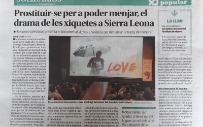 El colegio de nuevo en los medios como promotor de la solidaridad
