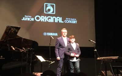 Bruno Pérez, alumno de sexto de Primaria, actúa en el Concierto Ibérico de Jóvenes Compositores 2018
