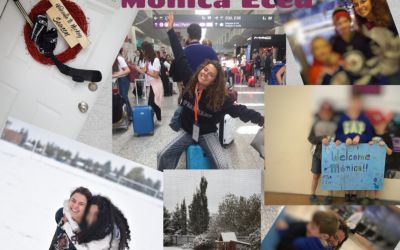 La alumna Mónica Eced disfruta de una beca para cursar este año en un colegio de Canadá