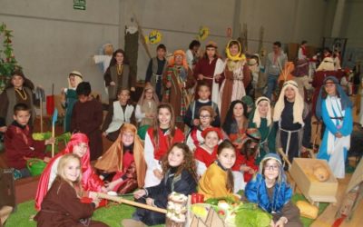 El Colegio Salesiano San Juan Bosco de Valencia presenta su IV Belén Viviente con todavía más representación de los niños y niñas de Infantil y Primaria