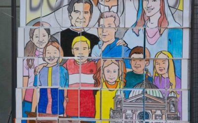 El puzzle de Don Bosco, un gesto compartido con otras escuelas salesianas en el día de Don Bosco
