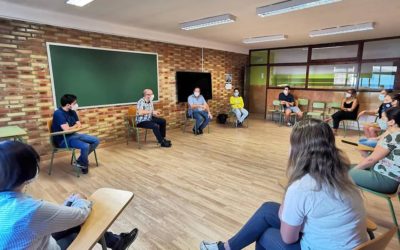 Ángel Asurmendi de visita inspectorial en nuestra casa salesiana