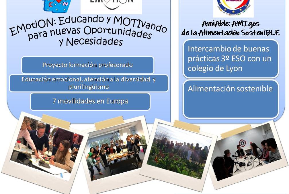 La Unión Europea concede al colegio dos nuevas becas Erasmus+ para profesorado y alumnado