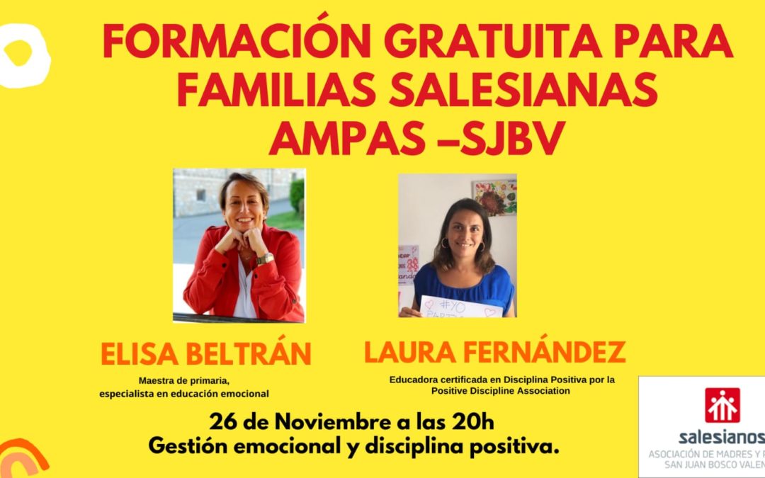 GRAN ACOGIDA DE LA PRIMARA JORNADA DE FORMACIÓN GRATUITA PARA LAS FAMILIAS COORDINADA POR AMPAS