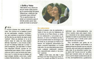 Misa en valenciano, una fe arraigada en el corazón, en la Parroquia María Auxiliadora de Valencia