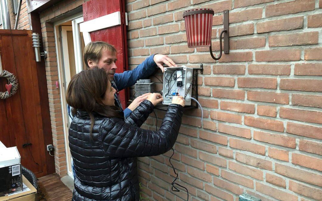 Los profesores Laura Moreno y Carlos Ramos en calidad de coordinadora Erasmus + y coordinador de Colegio Verde de visita preparatoria en el colegio socio alemán Euregio Gymnasium